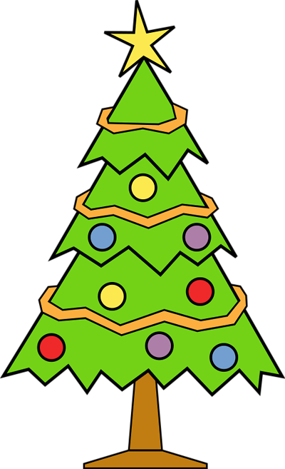 Free Stock Photos | Illustration Of A Decorated Christmas Tree ...