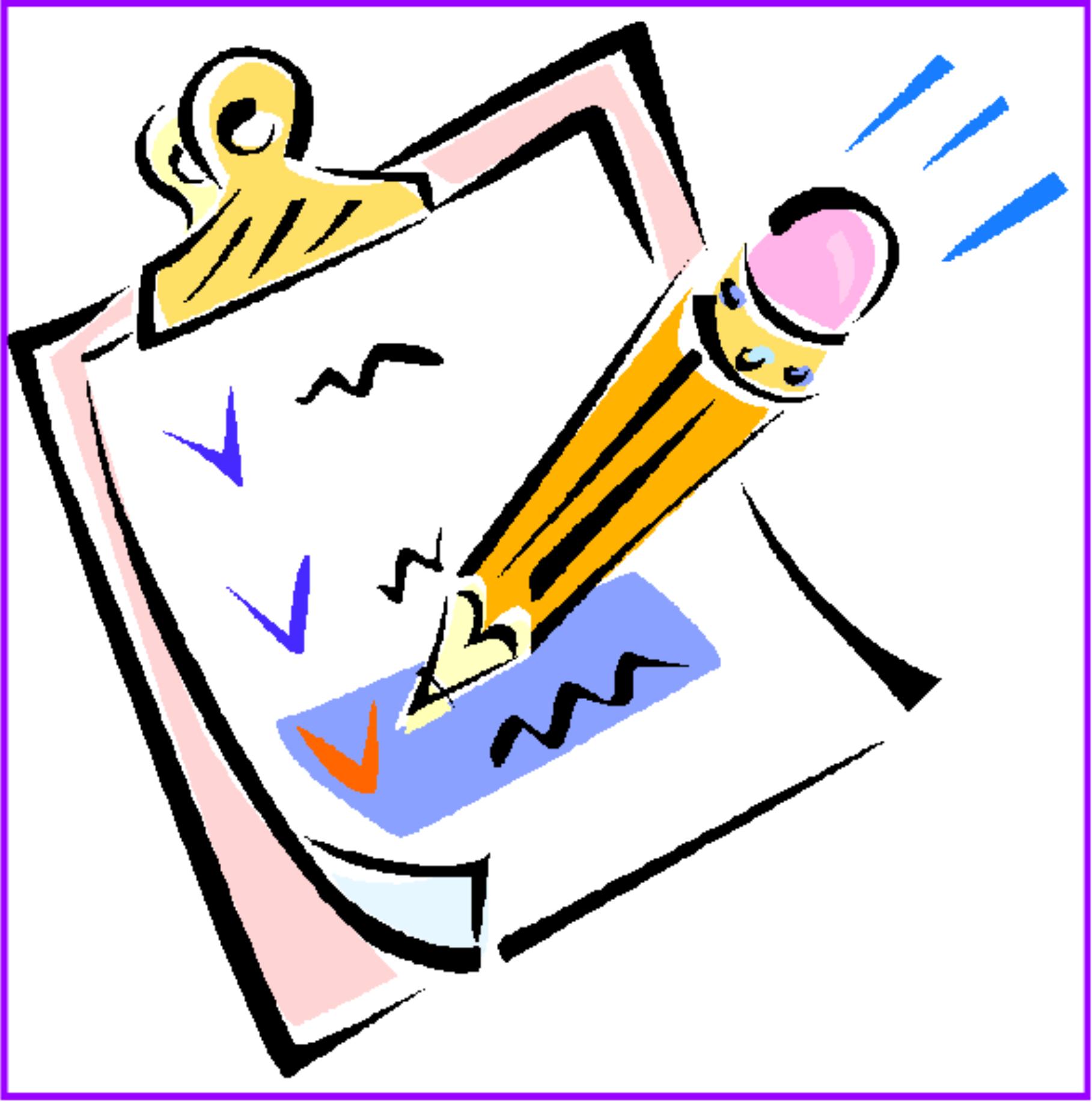 Images For > Checklist Clipart