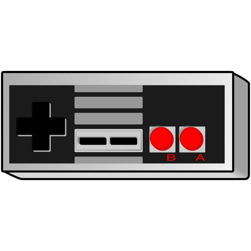 Clipart - Old School Game Controller