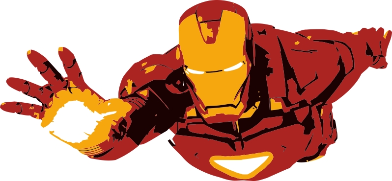 Pix For > Iron Man Flying Clipart