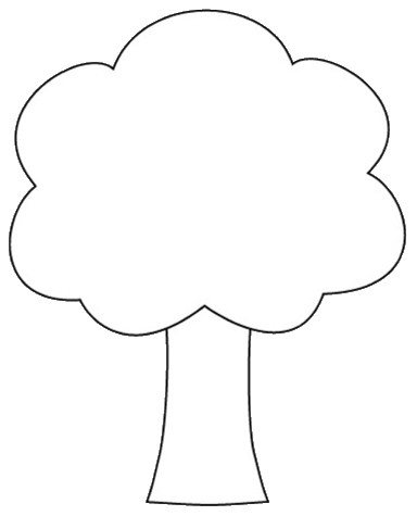 clipart tree outline - photo #25