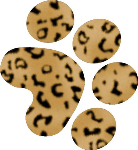 Leopard Paw Print - ClipArt Best
