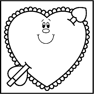 Happy Valentines Day Black And White Clip Art Images & Pictures ...