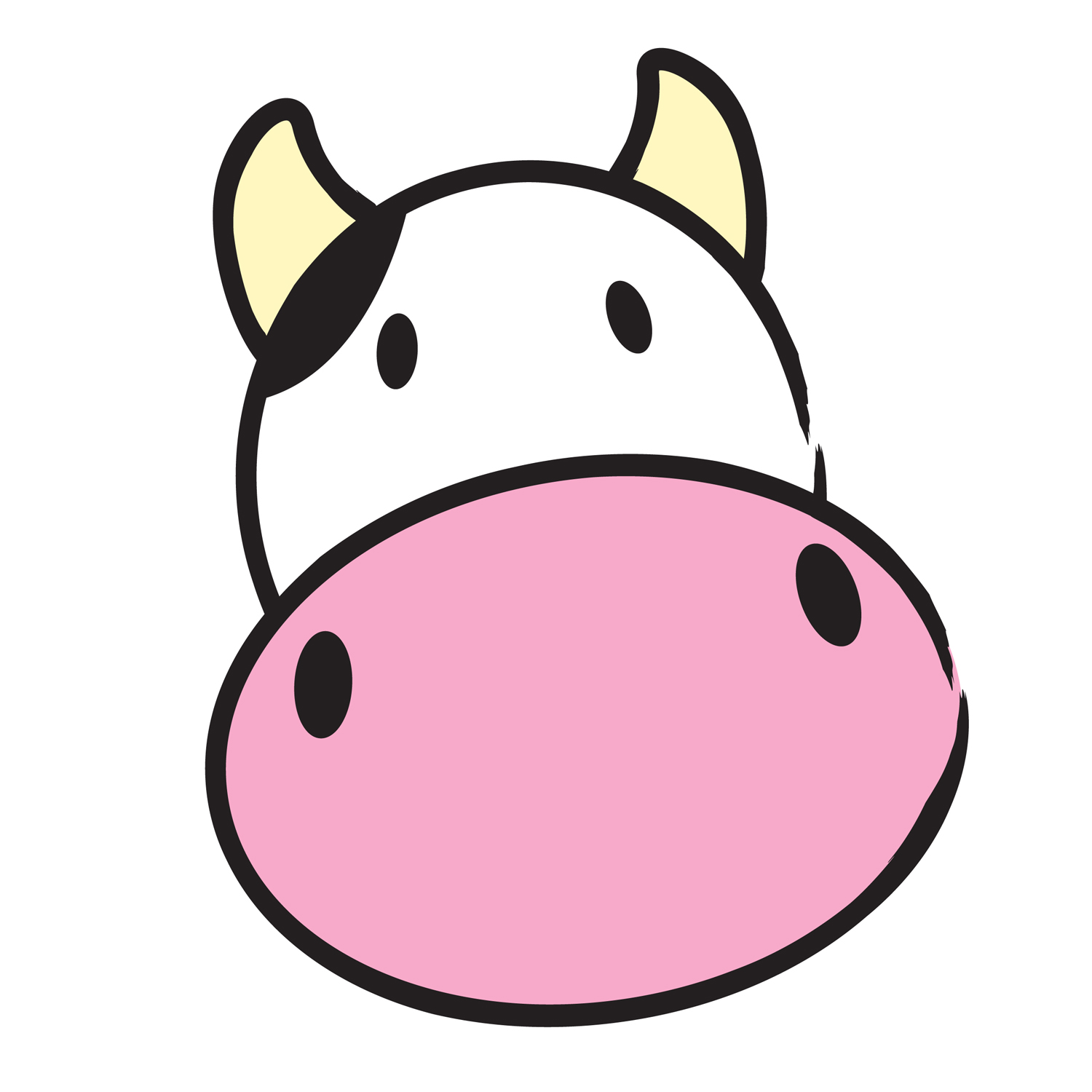 cute cow clipart free - photo #12