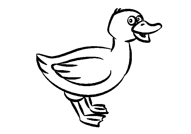 Duck Coloring Pages 3 - smilecoloring.com