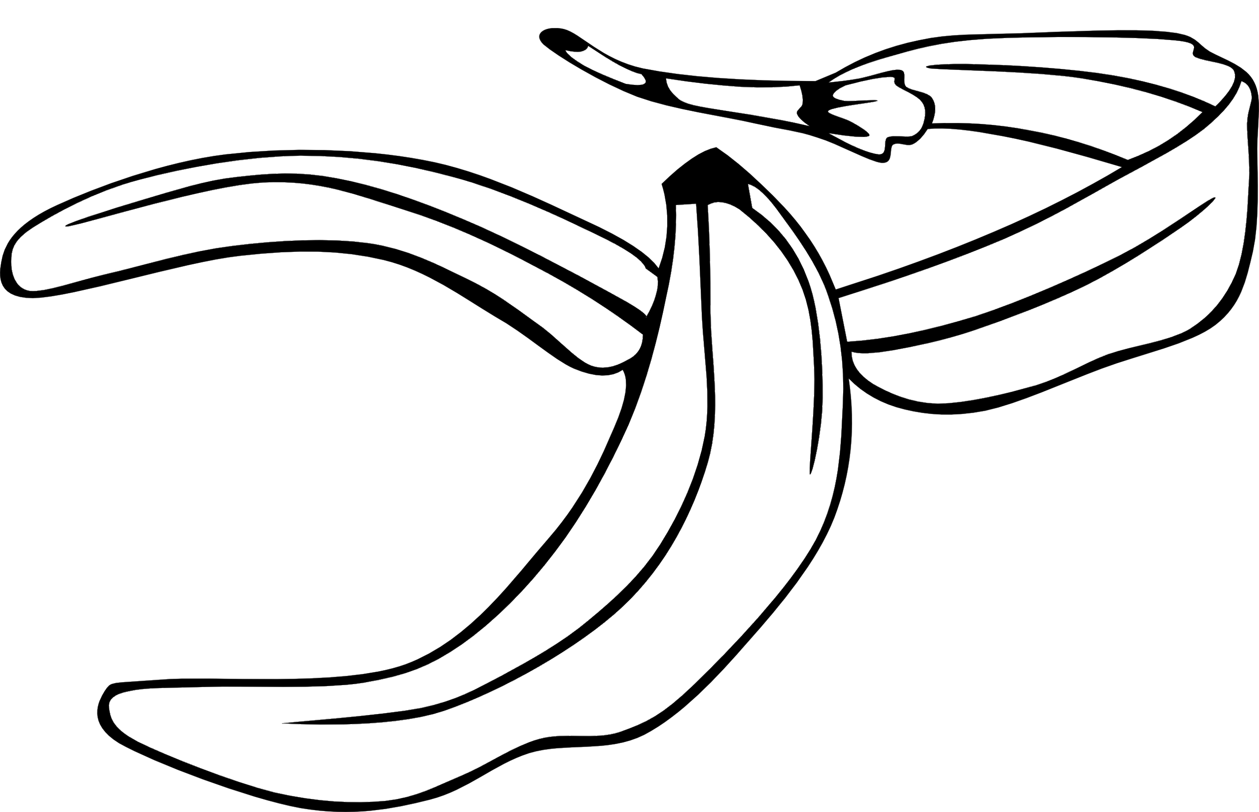 Banana Peel Clip Art Cliparts co