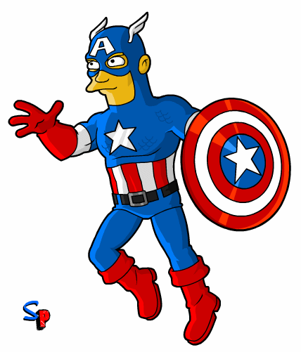 Springfield Punx: Captain America Mania - ClipArt Best - ClipArt Best