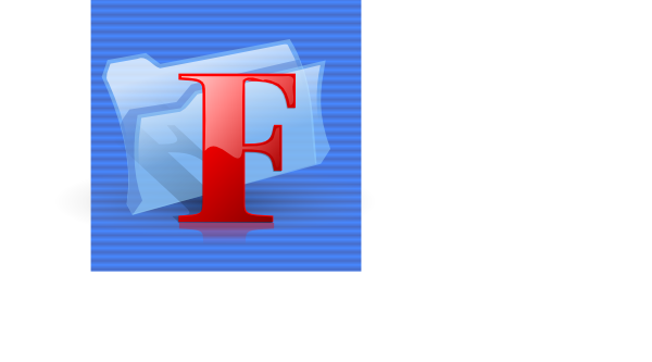 F Folder Icon clip art Free Vector / 4Vector