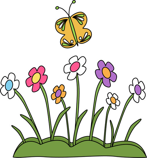 free butterfly and flower clipart - photo #8