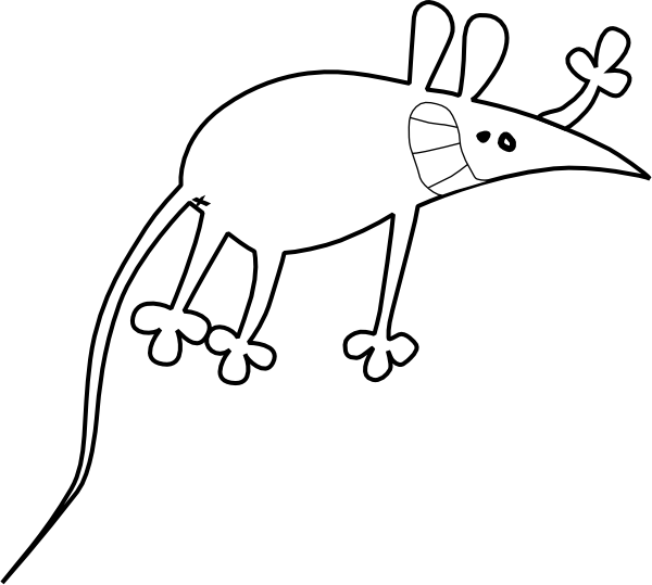 How To Draw A Cartoon Rat - Cliparts.co