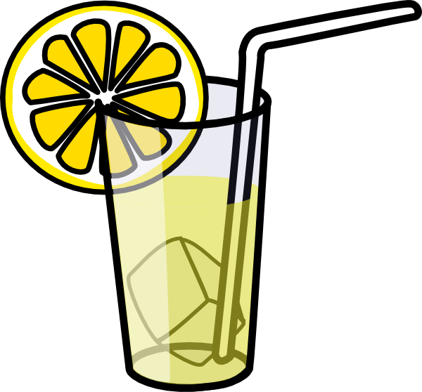 Lemonade Glass clip art - vector clip art online, royalty free ...