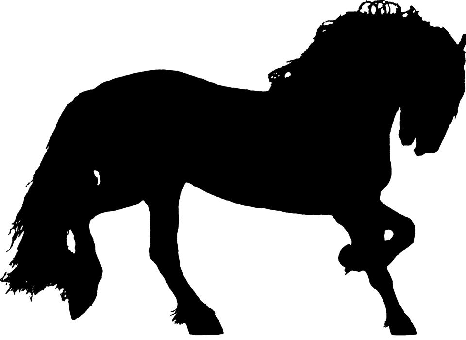 clip art horse silhouette free - photo #18