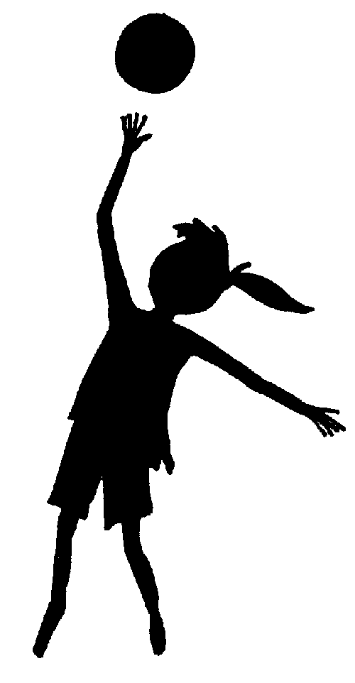 girl playing volleyball - Clip Art Gallery