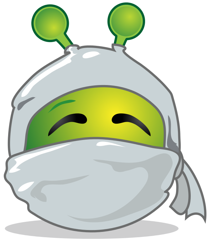 File:Smiley green alien white ninja.svg - Wikimedia Commons