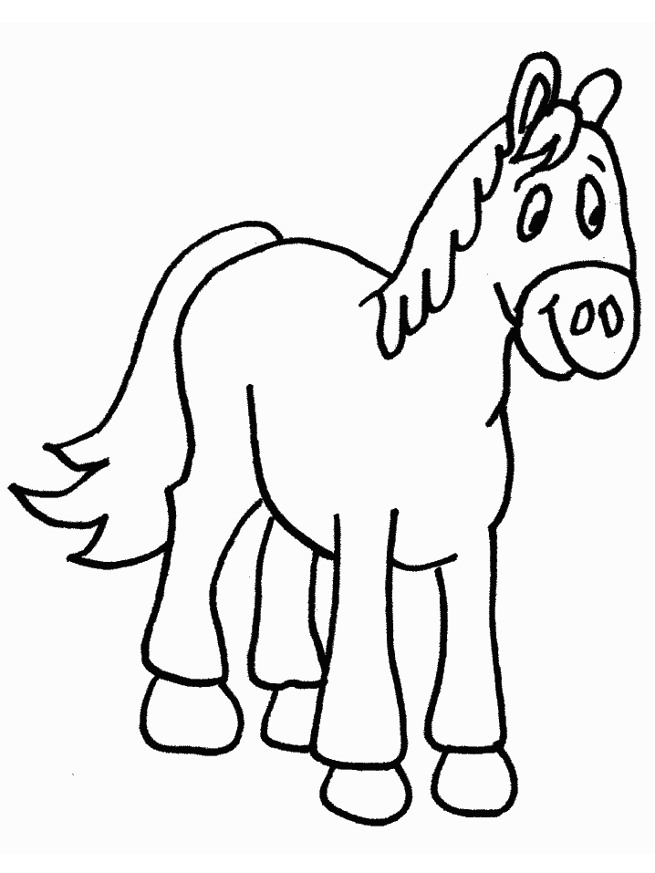 Horses Horse12 Animals Coloring Pages & Coloring Book