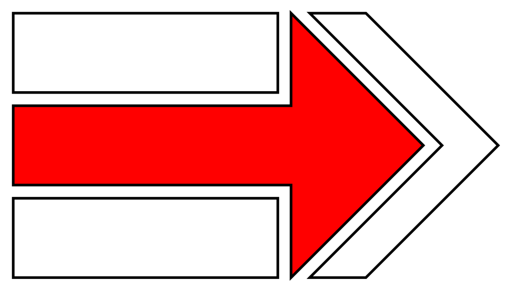 File:Stripe-marked trail red arrow right.svg - Wikimedia Commons
