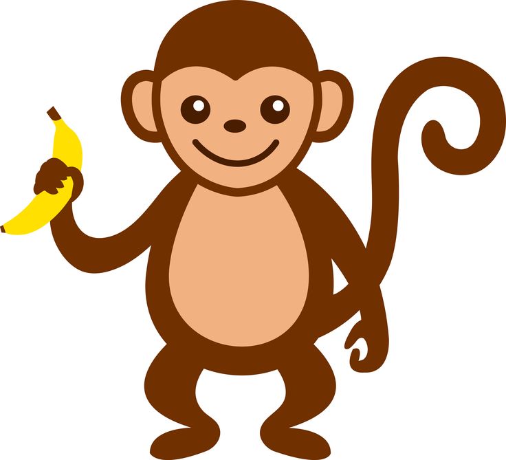 monkey Clip Art | Funny Monkey Clip Art | silhouette design | Pintere…