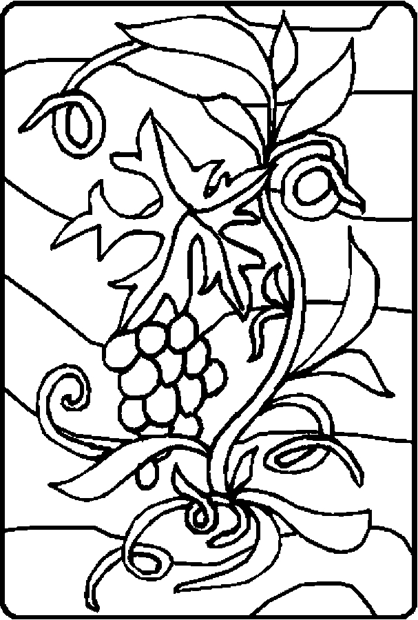 grapevine.png - Fruits Coloring Pages - ColoringBookFun.com - Free ...