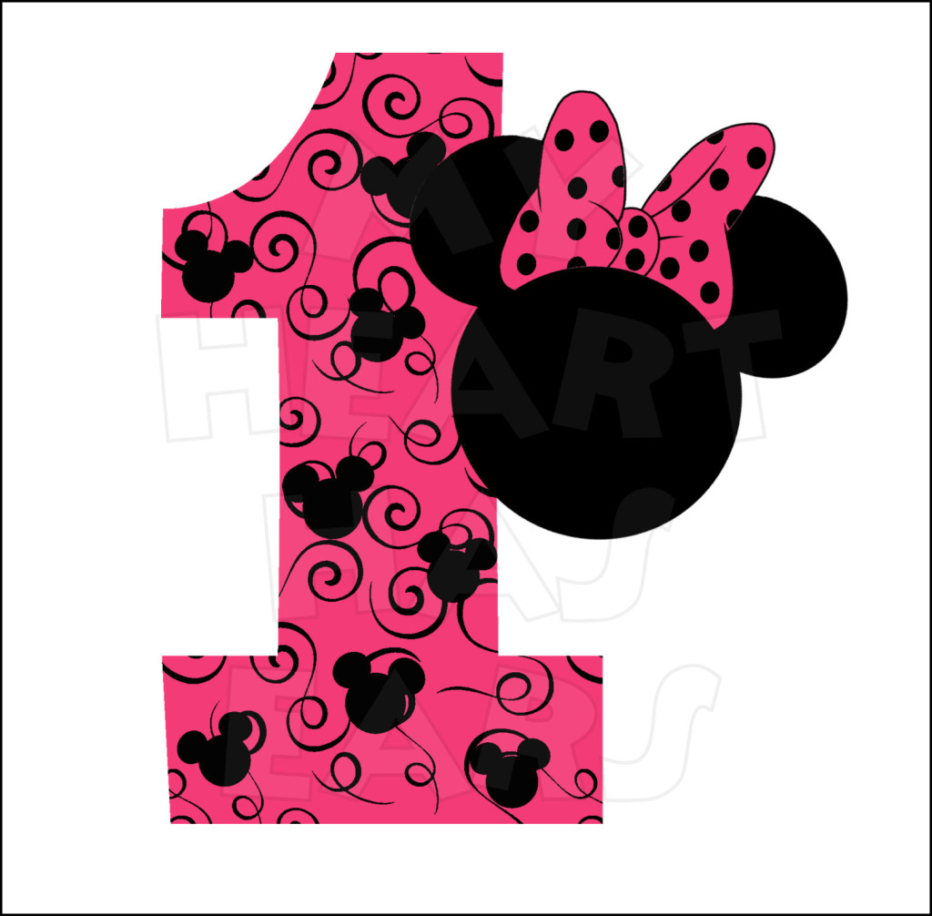 Minnie Mouse 1st Birthday Clip Art | Clipart Panda - Free Clipart ...