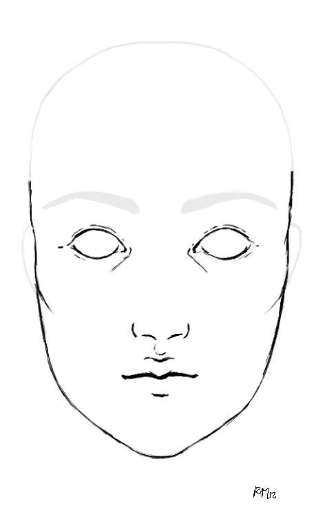 Makeup Templates For The Face images