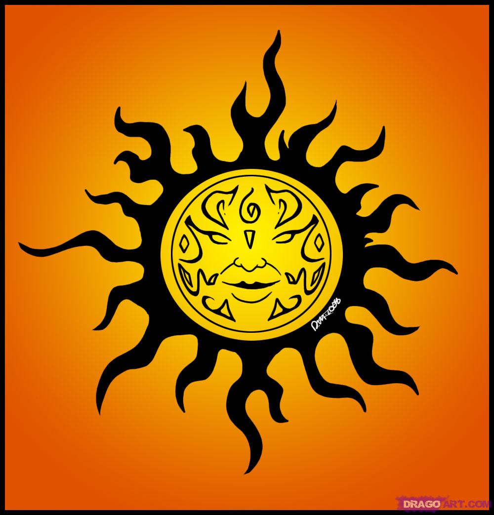How to Draw a Celtic Sun Design, Step by Step, Tattoos, Pop ...