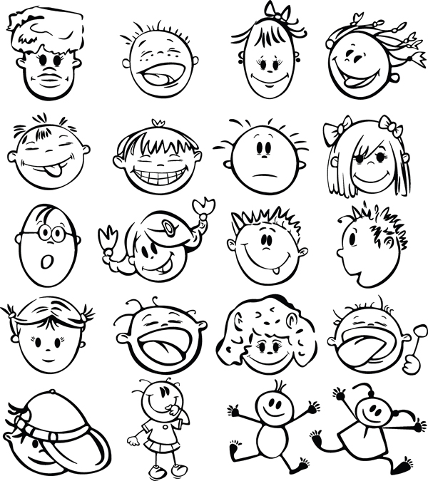 Funny Cartoon Faces To Draw - Gallery - Cliparts.co
