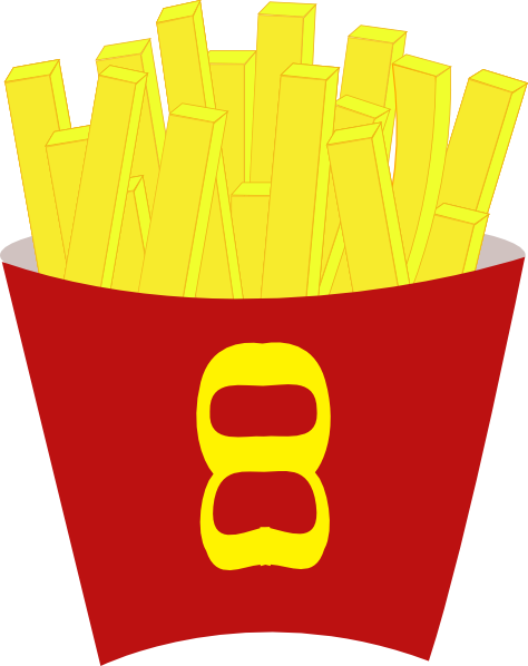 Cartoon Burger And Fries Clipart - Free Clip Art Images