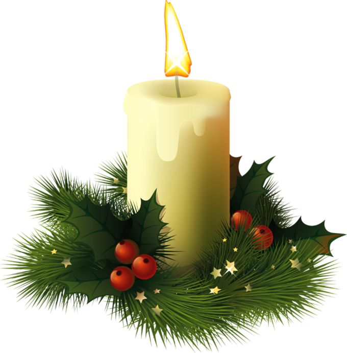 clipart christmas candles - photo #11