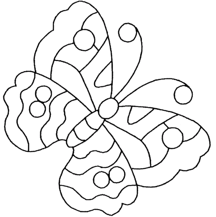Cartoon Butterfly - AZ Coloring Pages