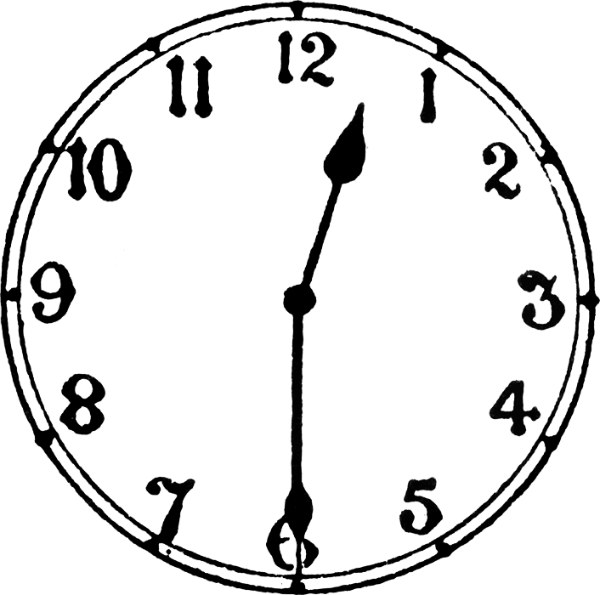 clipart of clock without hands - photo #49