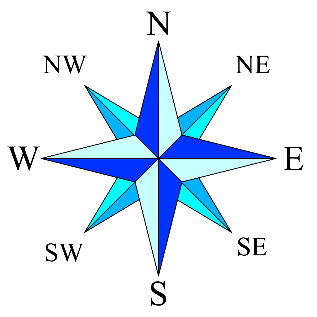 File Compass Rose Simple svg Wikimedia Commons Cliparts co