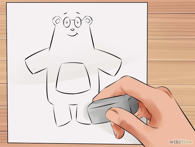 4 Cara untuk Menggambar Beruang Teddy - wikiHow