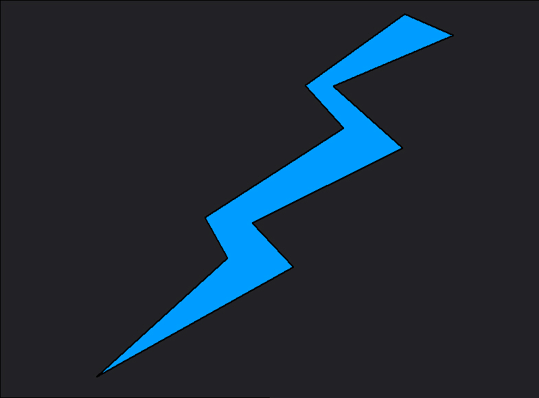 Reflective Lightning Bolt Decal #1 - Reflective Shapes and Designs ...