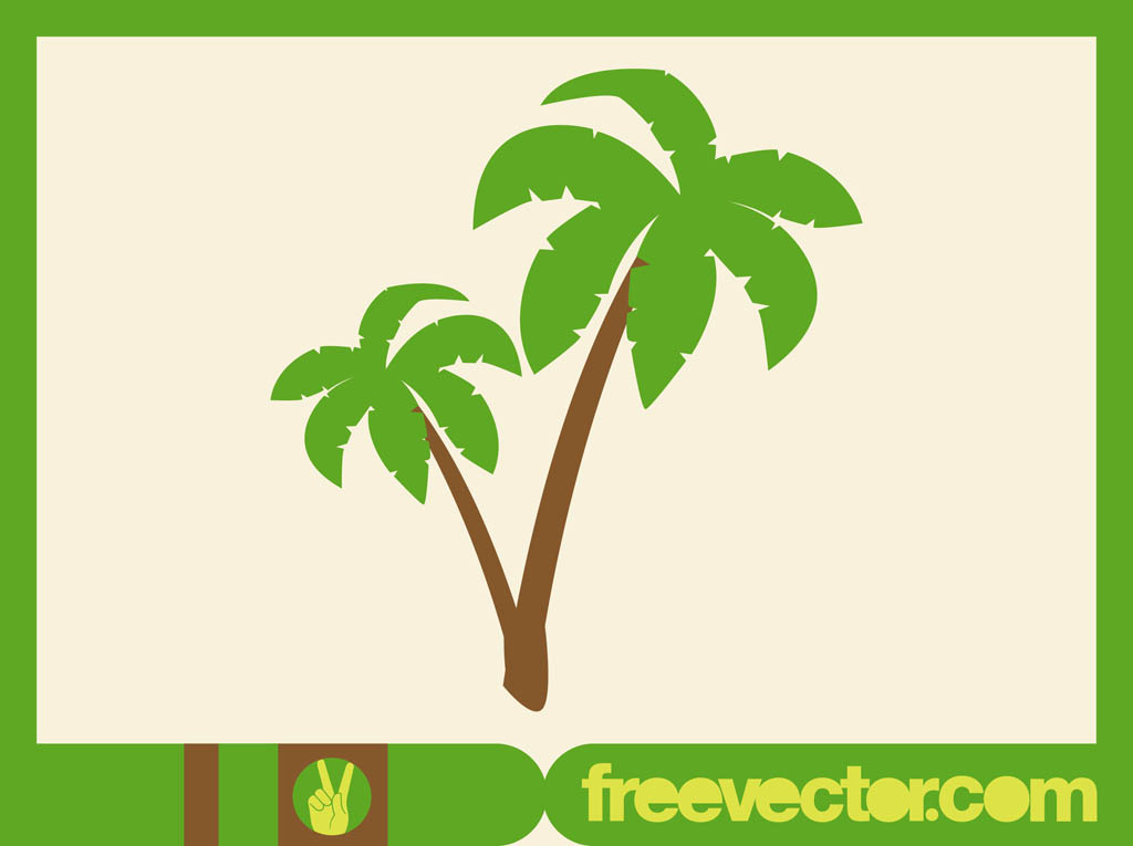 Free Palm trees Vectors