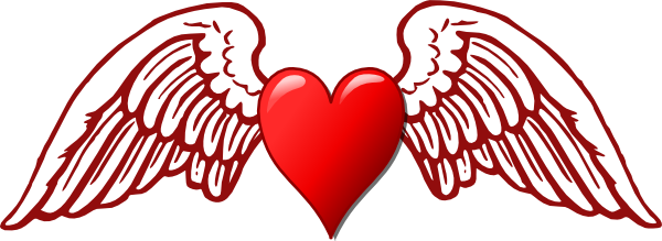 Heart With Wings Clipart - Free Clip Art Images