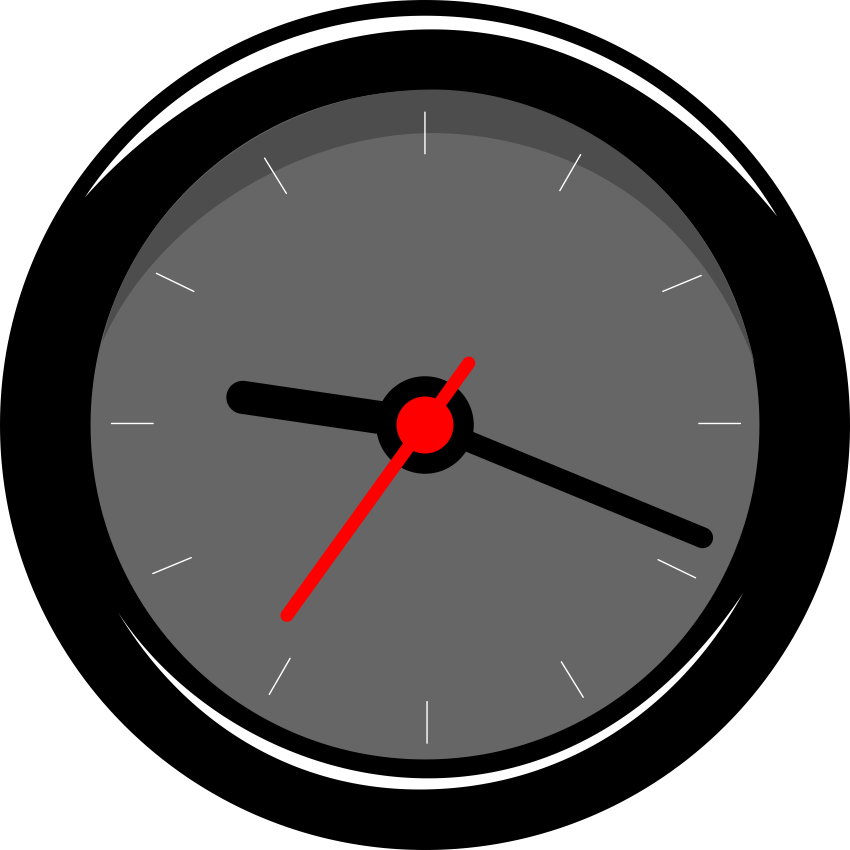 Free cdr logo vector: Wall Clock Vector File