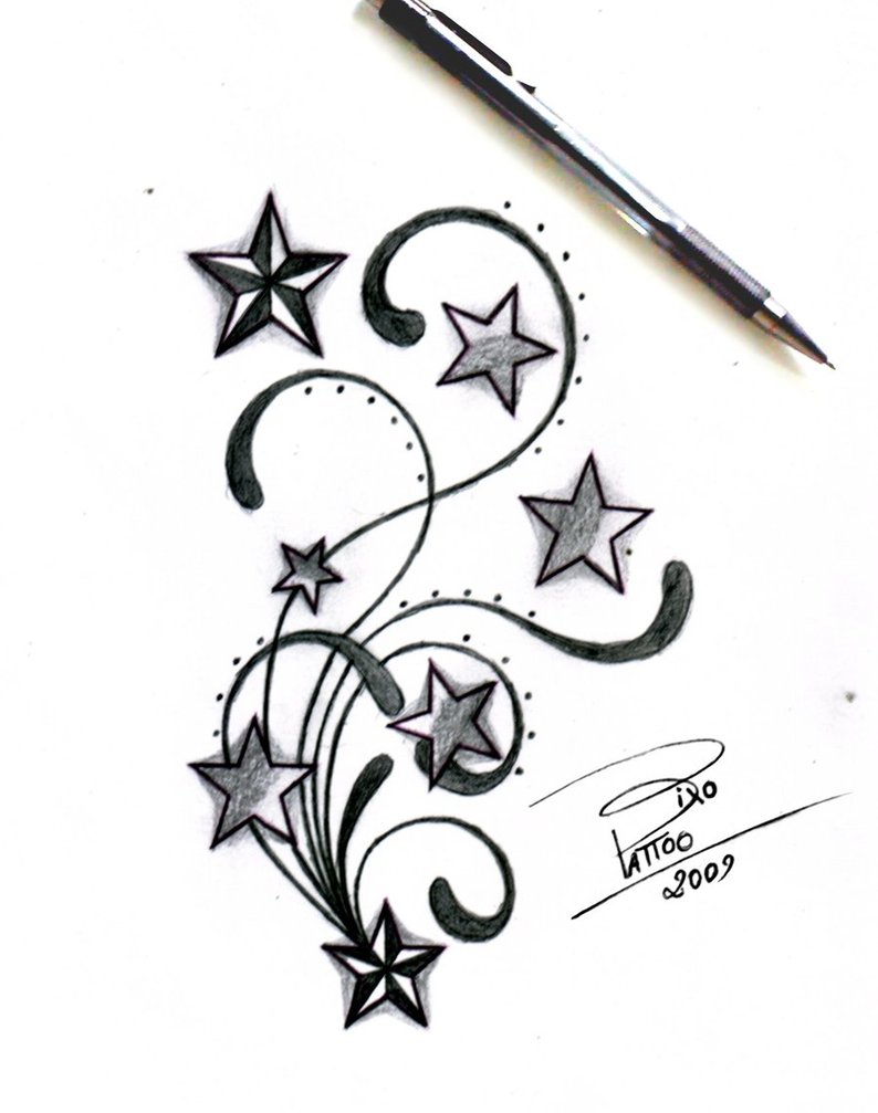 Cool Tribal Star Clipart