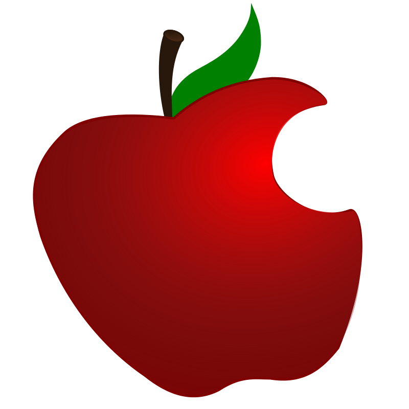 Apple With Bite - Free Images Clip Art - BCDownload.