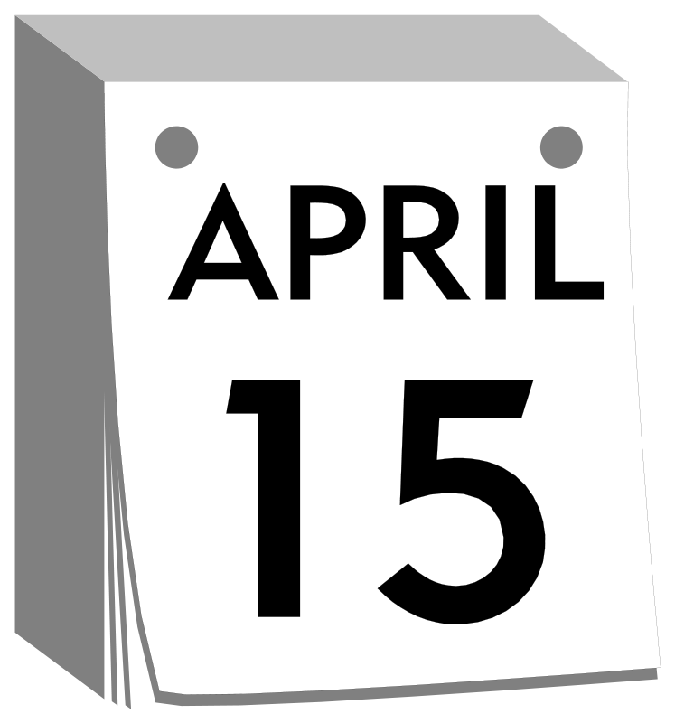 April 22 Calendar Clip Art - Category