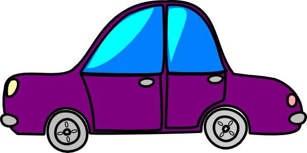 Car Purple Cartoon Transport clip art - vector clip art online ...