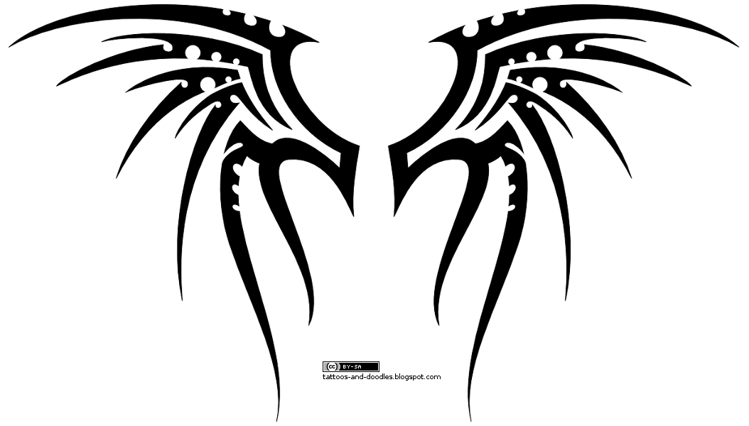 tattoo-body-art.net » Tribal Wings Tattoos