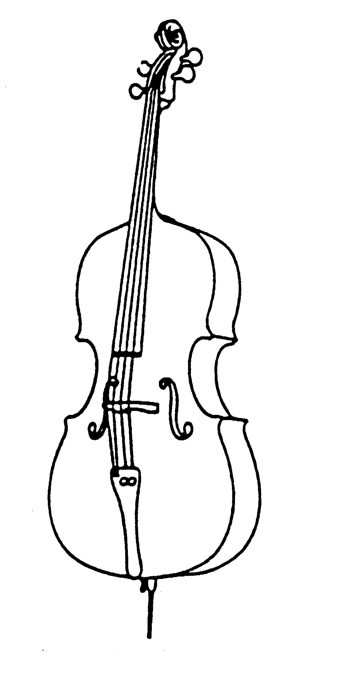 Cello Clipart Black And White | Clipart Panda - Free Clipart Images