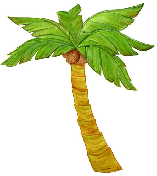 christmas palm tree clip art - photo #8