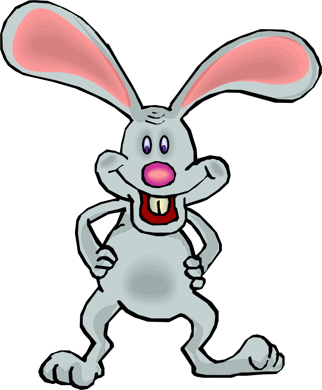 Picture Of Cartoon Rabbit - ClipArt Best
