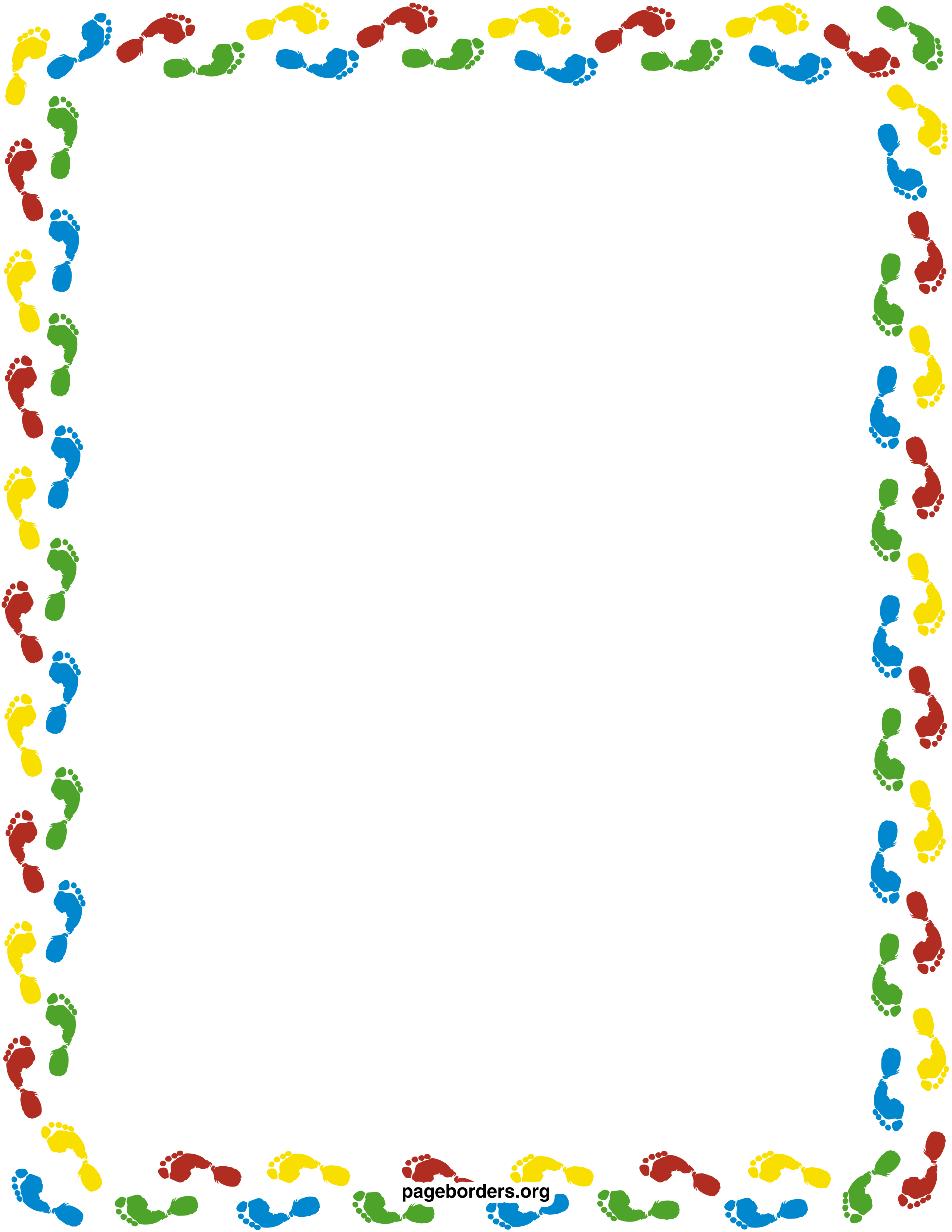 free baby shower clipart border - photo #43