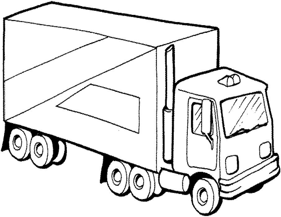 Semi Truck Coloring Pages - Free Coloring Pages For KidsFree ...