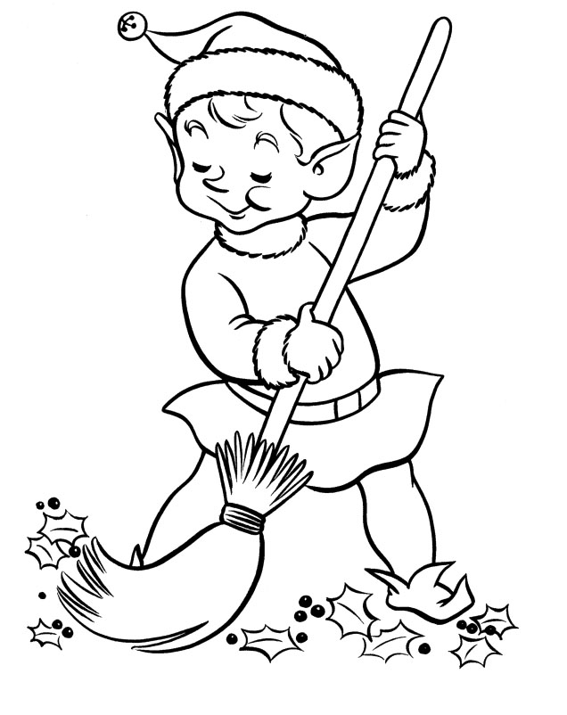 clean garden Colouring Pages