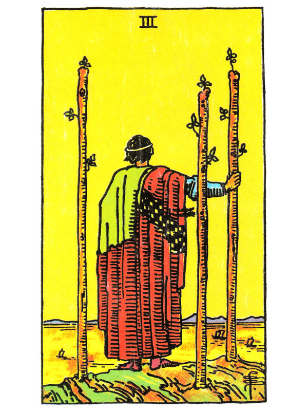 Three of Wands | Crystal Clear Reflections