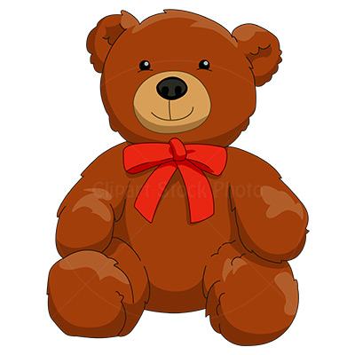 Teddy Bear Clipart Illustration, Royalty Free Stuffed Toy Stock Image
