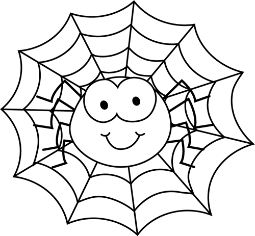 Spider in a Web Clip Art | Clipart Panda - Free Clipart Images